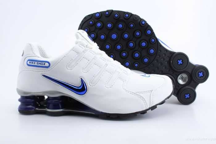 marine et blanc Nike Shox NZ (4)